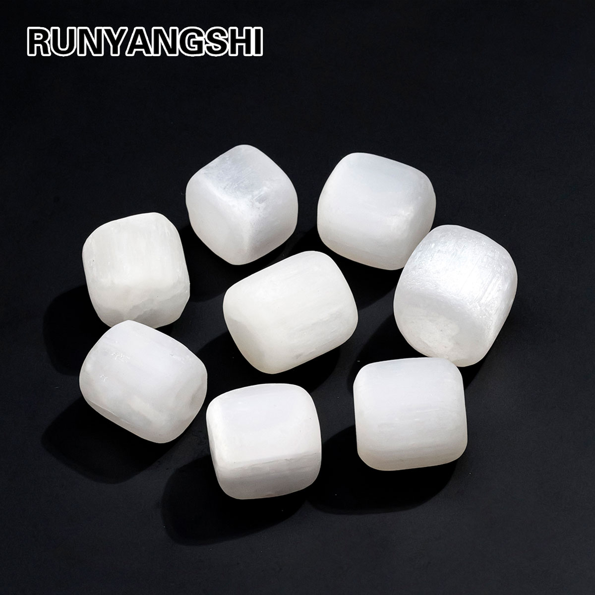 Fish Tank Gravel - 1pc 천연 셀레나이트 롤링 스톤 대량