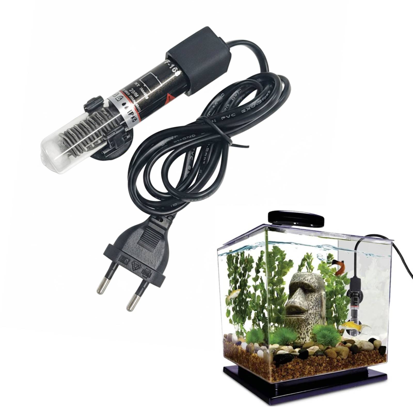Fish Tank Heater - 미니 수족관 히터 잠수정 물고기 탱크