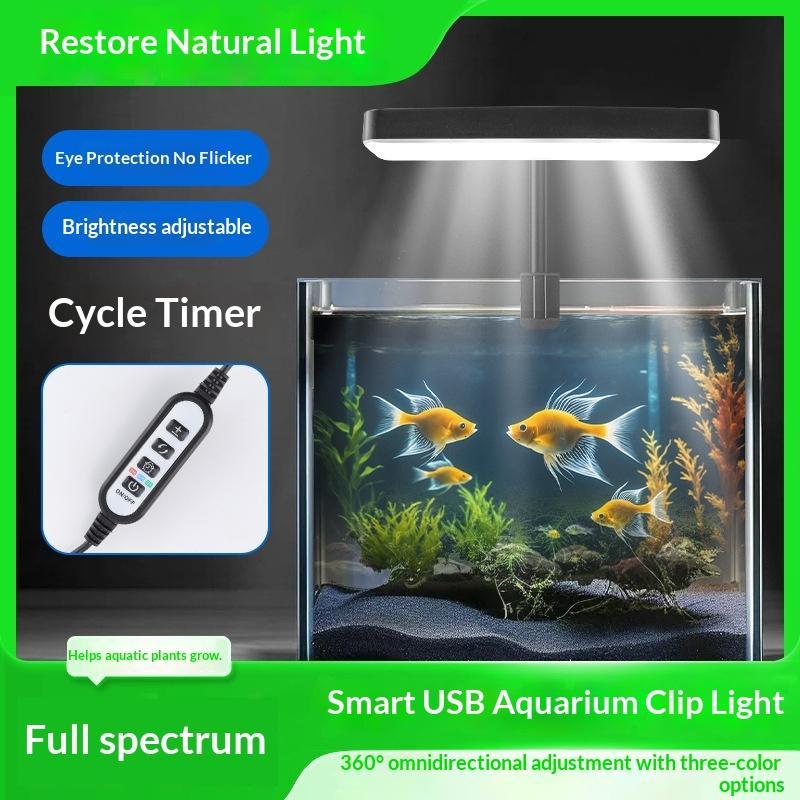 LED 방수 수족관 조명 360도 각도 조절 가능 타이 - Aquarium Plants 리뷰 및 가격