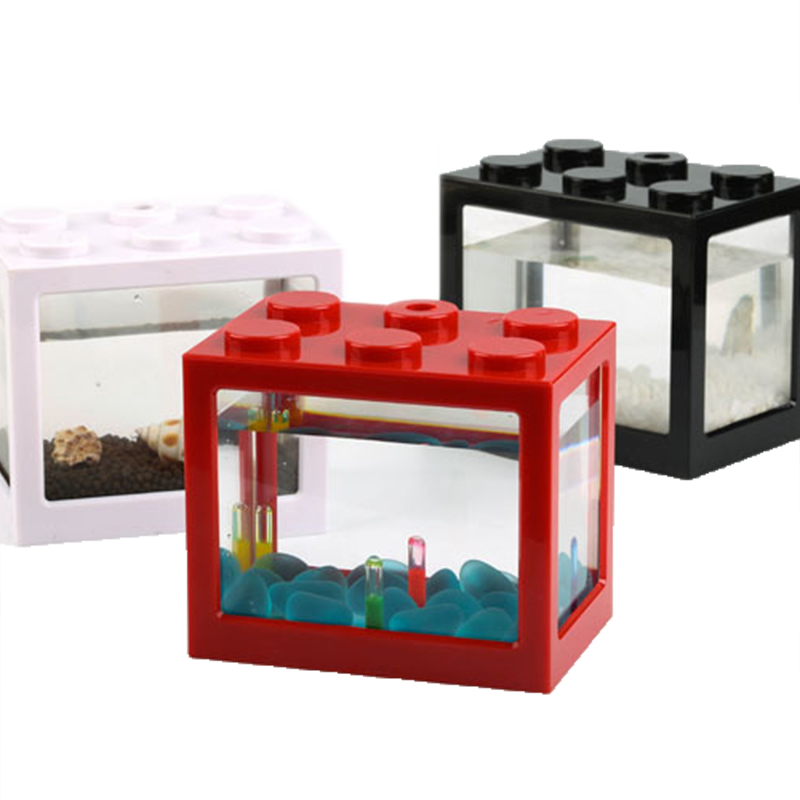 7색 미니 어항 베타 물고기 사육통 창의적인 조합 가능 - Betta Fish Tank 리뷰 및 가격