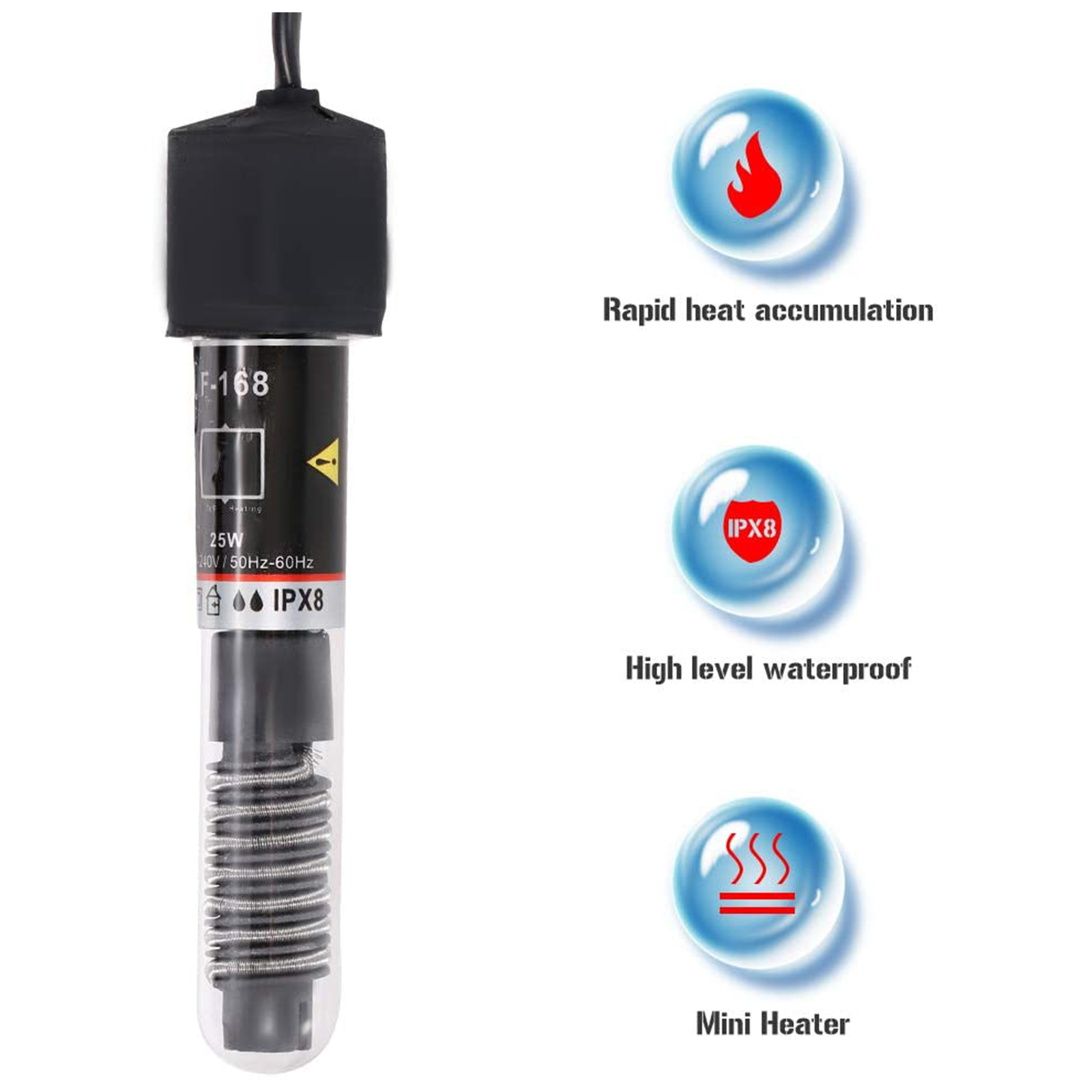 미니 수족관 히터 잠수정 물고기 탱크 물 자동 온도 2 - Fish Tank Heater 리뷰 및 가격