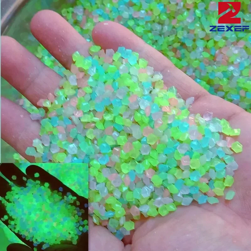 1000pcs 어두운 자갈 돌에 3-5mm 빛나는 모래 - Fish Aquarium Home 리뷰 및 가격