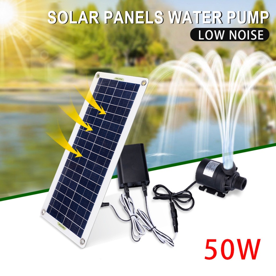 50W 태양광 워터 펌프 세트 저소음 DC 브러시리스  - Aquarium Pump 리뷰 및 가격
