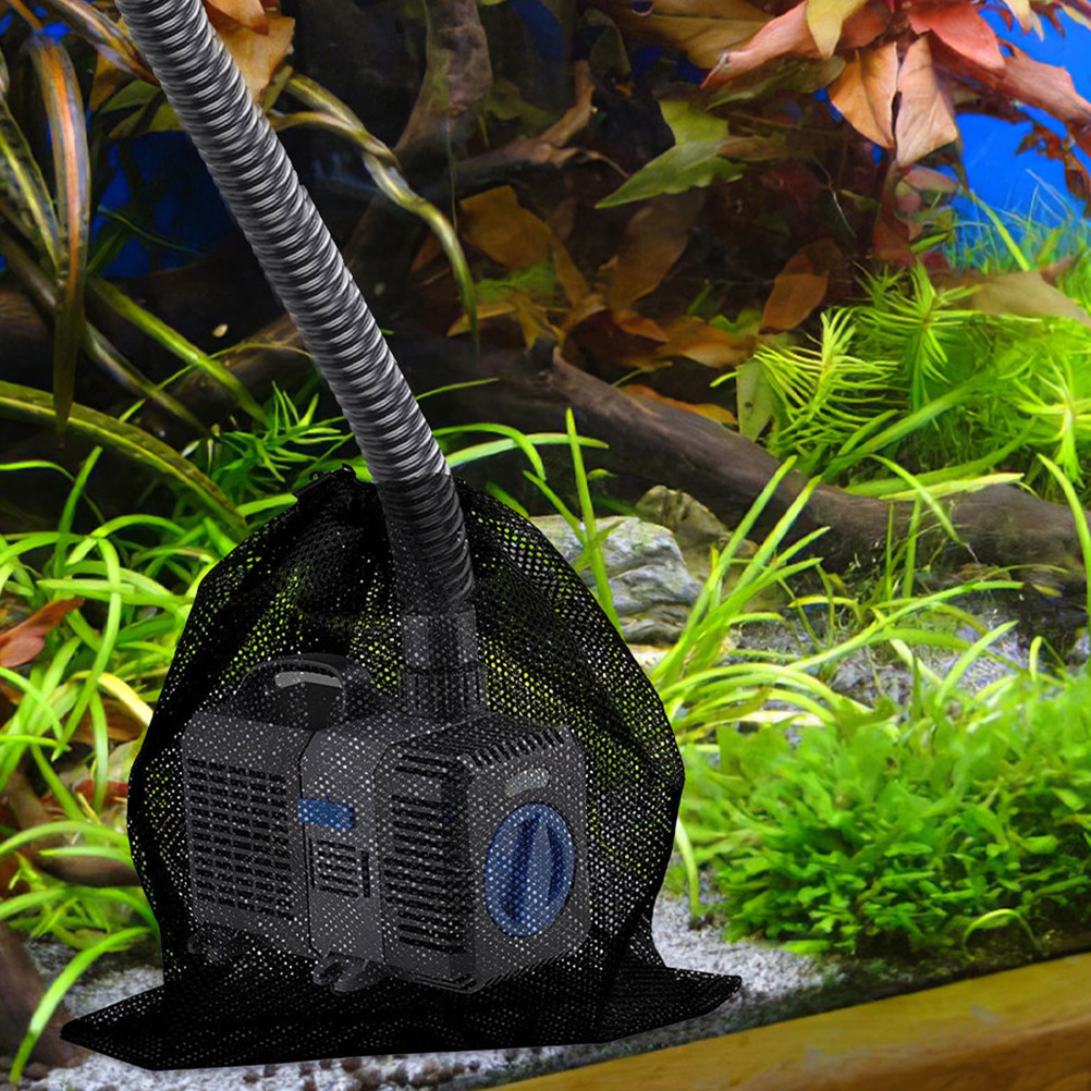 4개입 헤비 듀티 폴리에스터 메쉬 펌프 필터 백, 드로 - Aquarium Pump 리뷰 및 가격