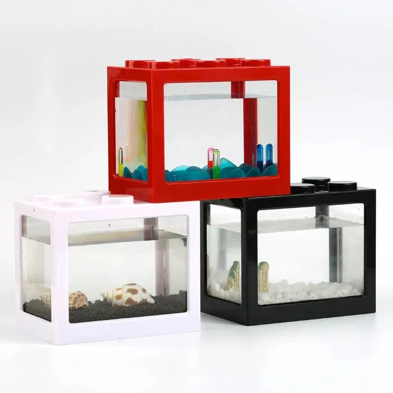 1L USB LED 데스크탑 미니 수족관 물고기 탱크  - Betta Fish Tank 리뷰 및 가격